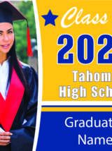 Tahoma High School Graduation Yard Signs for Seniors